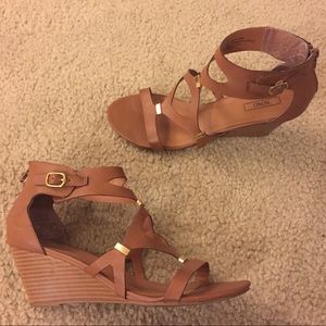 XOXO wedge sandals